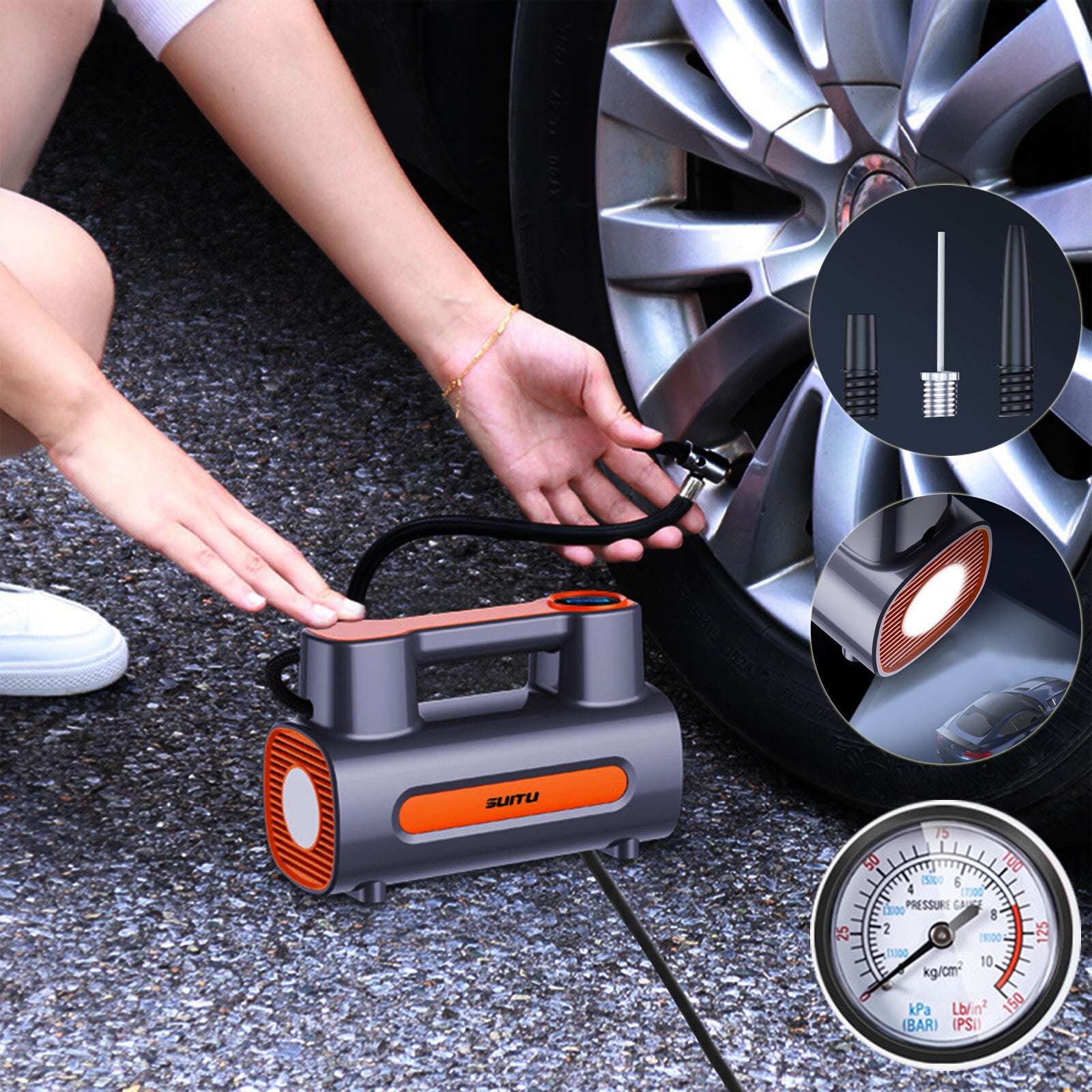 Inflatable Pump Air Compressor - The Mercantiles