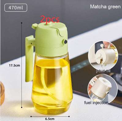 2 in 1 Oil Dispenser Bottle - The Mercantiles