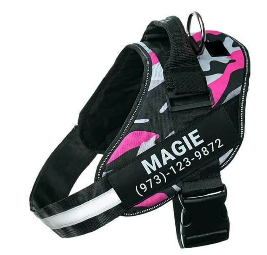 Custom Reflective Pet Harness - The Mercantiles