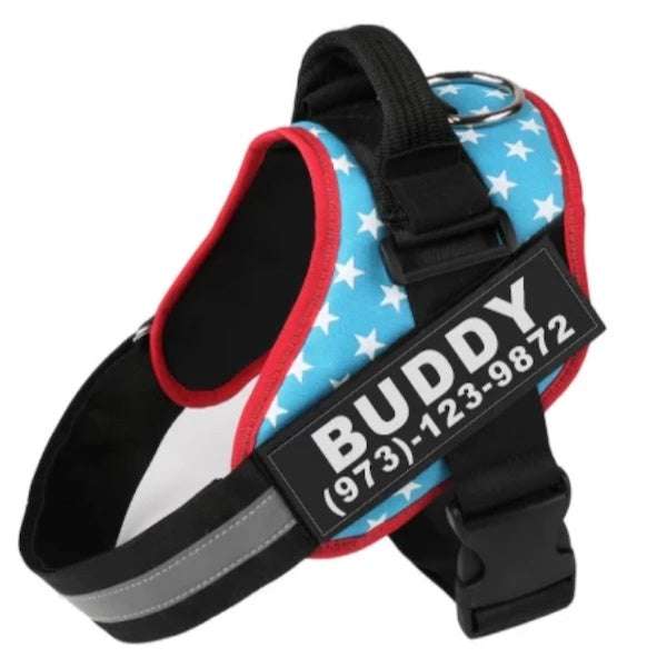 Custom Reflective Pet Harness - The Mercantiles