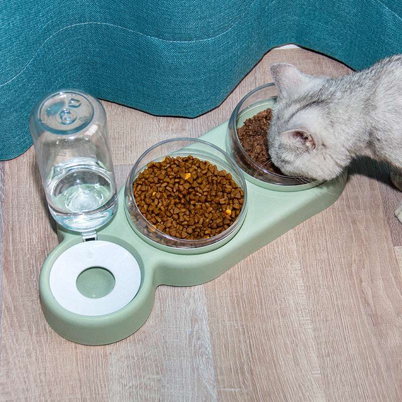 Pet Automatic Double Bowl Feeder - The Mercantiles