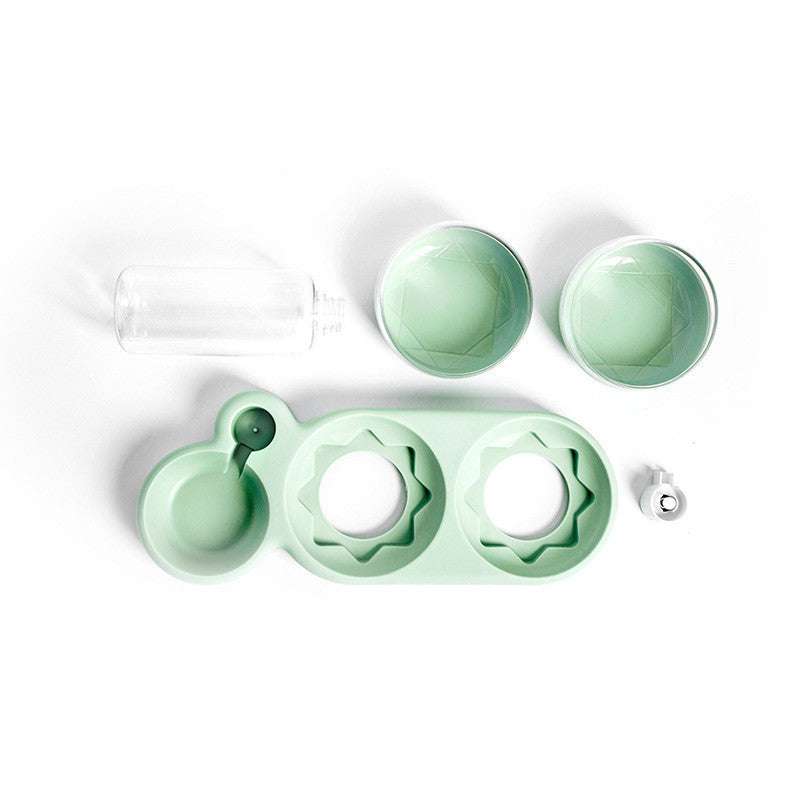 Pet Automatic Double Bowl Feeder - The Mercantiles