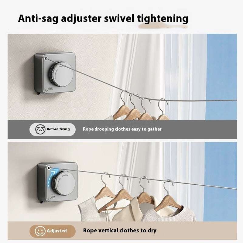 Invisible Retractable Clothesline - The Mercantiles