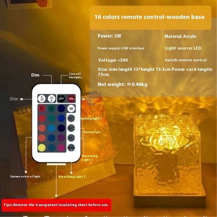 Water Ripple Projector Night Light - The Mercantiles