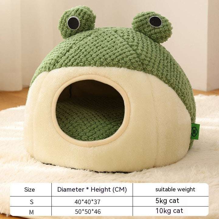 Frog Series Plush Pet House - The Mercantiles