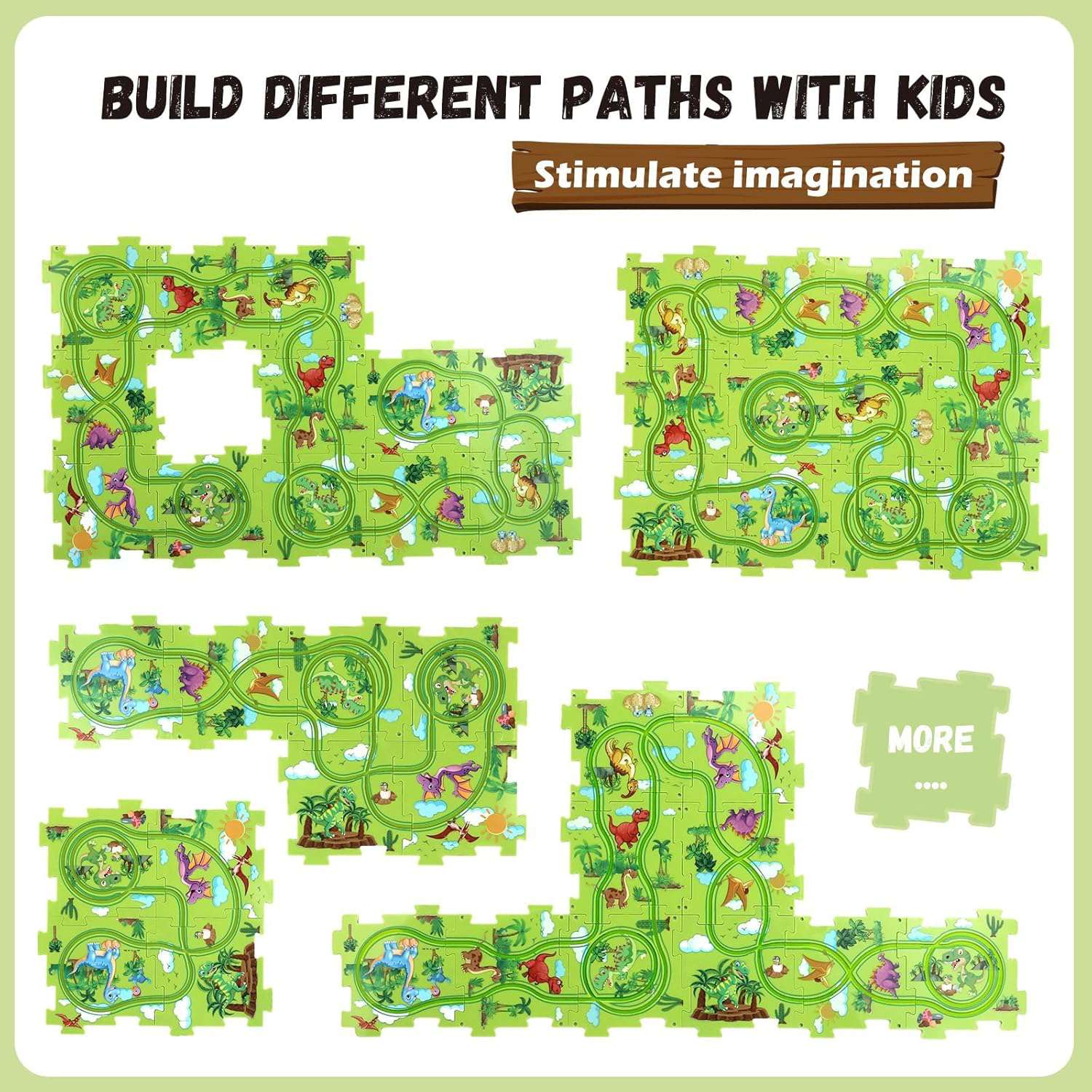 Kids Puzzle Track Set - The Mercantiles