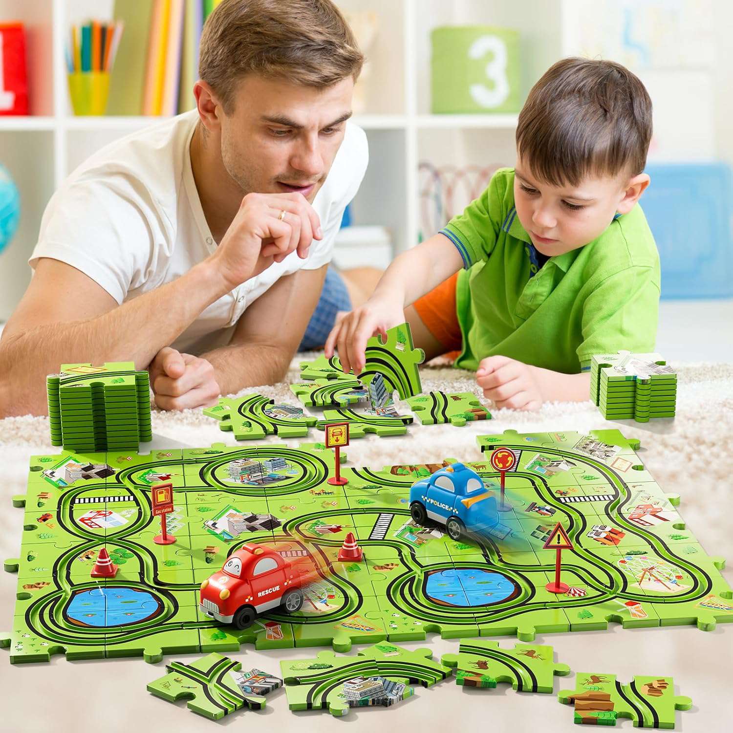 Kids Puzzle Track Set - The Mercantiles