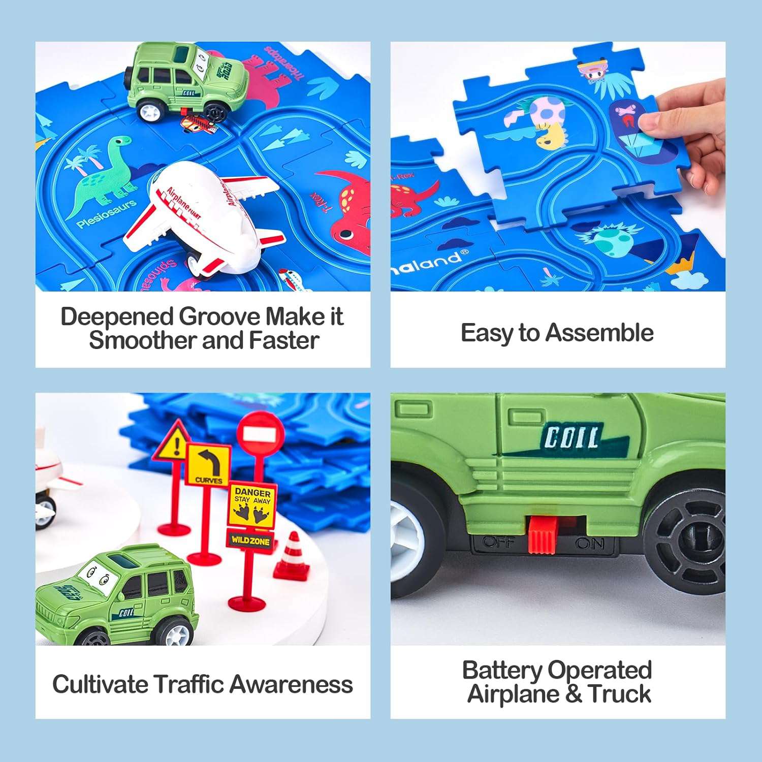 Kids Puzzle Track Set - The Mercantiles