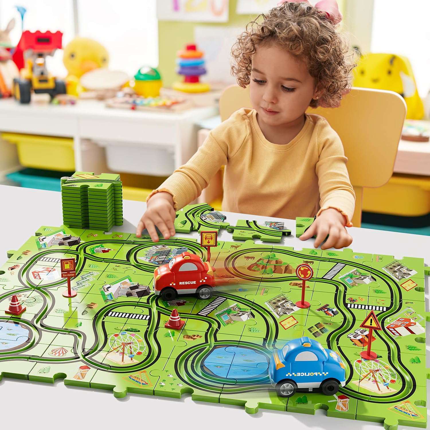 Kids Puzzle Track Set - The Mercantiles