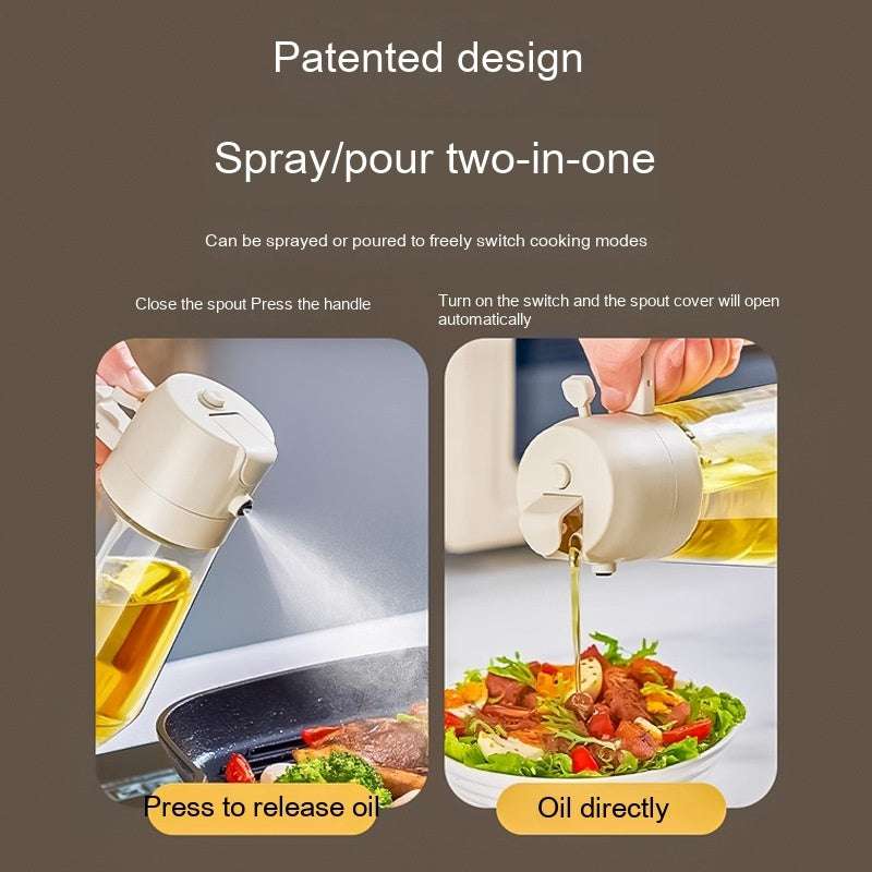 2 in 1 Oil Dispenser Bottle - The Mercantiles