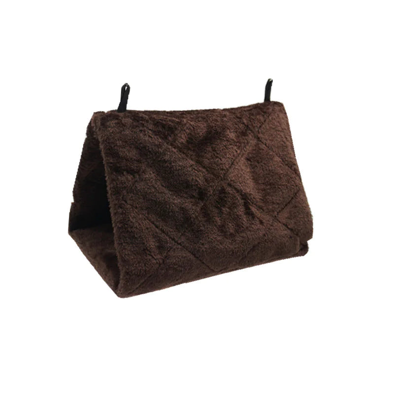 Cozy Bird Hammock Tent for Parrot Cages - Soft, Washable Pet Bedding (4-Size)