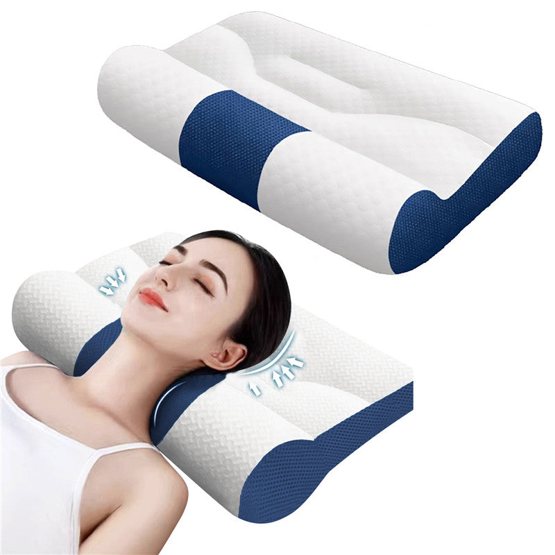 Super Ergonomic Pillow Neck Support Pillow Protect Your Neck Spine Orthopedic Bed Pillow for All Sleep Position in stock 50x30cm