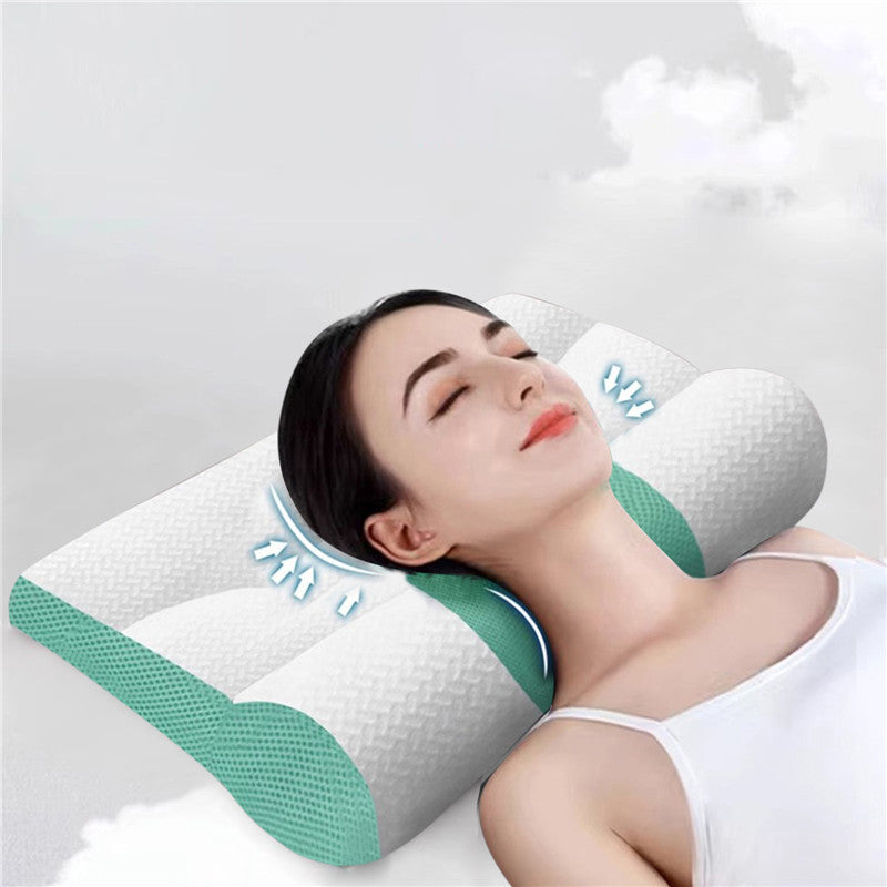 Super Ergonomic Pillow Neck Support Pillow Protect Your Neck Spine Orthopedic Bed Pillow for All Sleep Position in stock 50x30cm