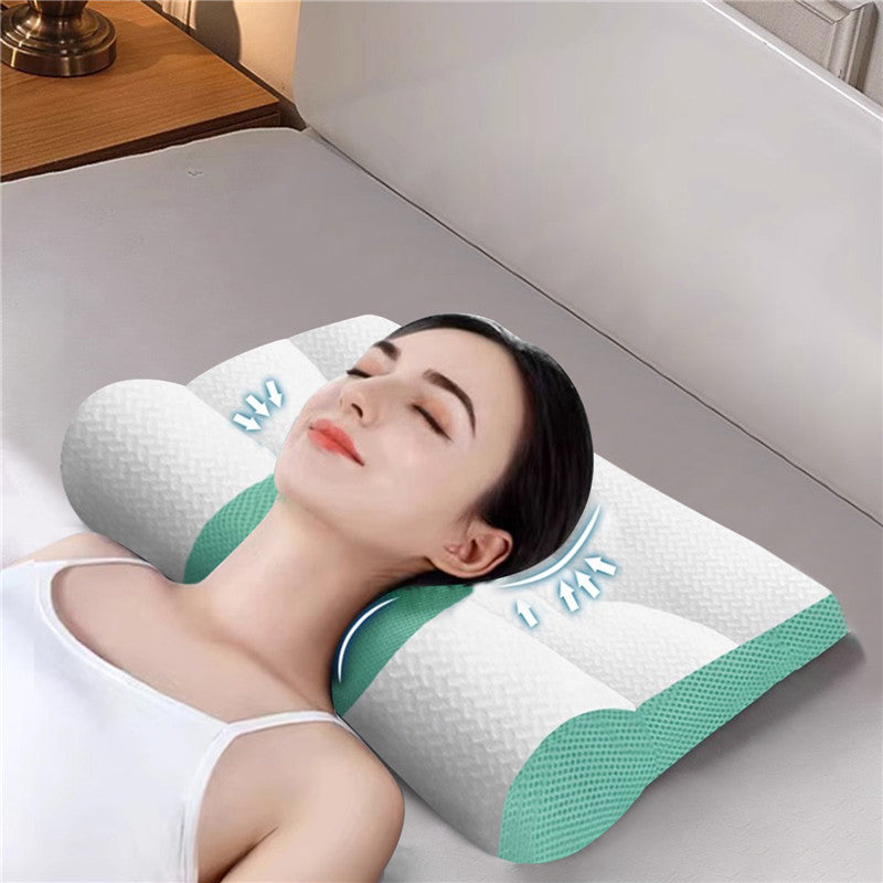 Super Ergonomic Pillow Neck Support Pillow Protect Your Neck Spine Orthopedic Bed Pillow for All Sleep Position in stock 50x30cm