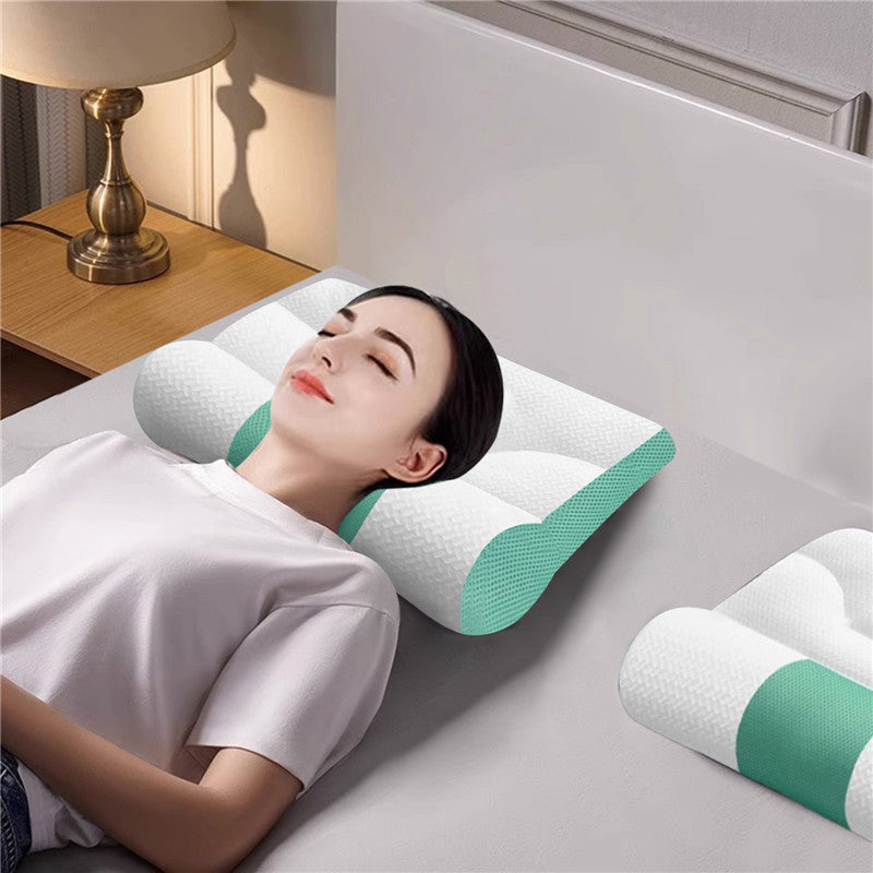 Super Ergonomic Pillow Neck Support Pillow Protect Your Neck Spine Orthopedic Bed Pillow for All Sleep Position in stock 50x30cm