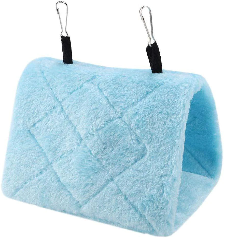 Cozy Bird Hammock Tent for Parrot Cages - Soft, Washable Pet Bedding (4-Size)