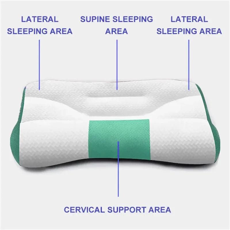 Super Ergonomic Pillow Neck Support Pillow Protect Your Neck Spine Orthopedic Bed Pillow for All Sleep Position in stock 50x30cm