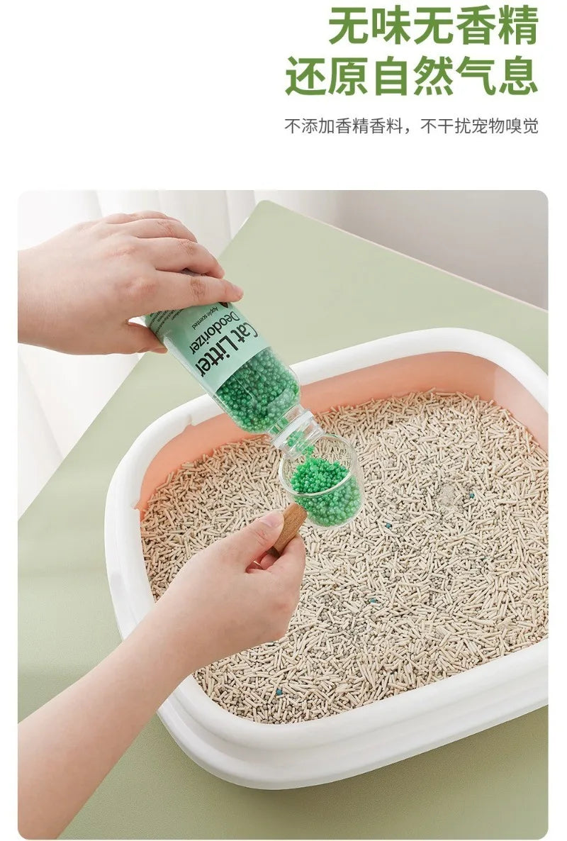 고양이모래 Cat Litter Deodorizer Air Purifier Cat Litter Box Odor Eliminate Urine Companion Cat Urine Room Washable Toilet Particles