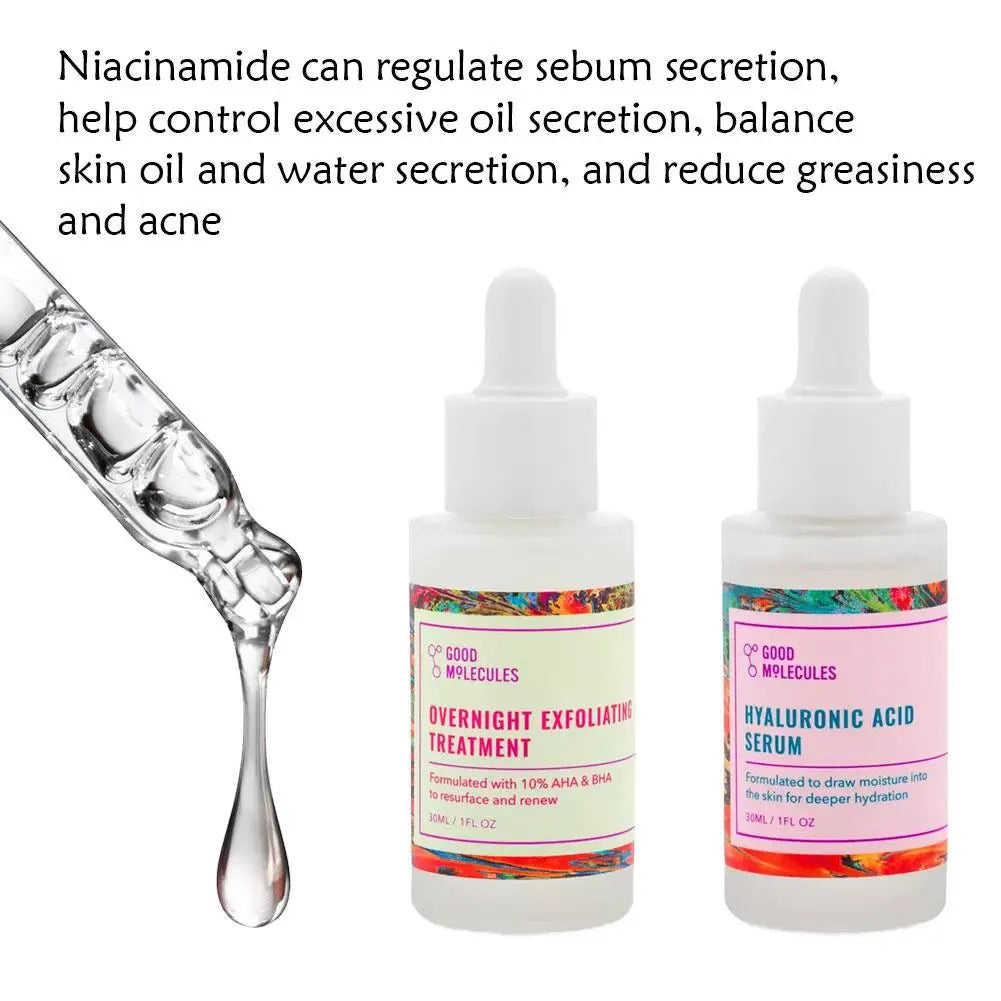 30ml Good Molecules Niacinamide Acid Facial Essence Fade Acne Mark Moisturizing Whitening Skin Tone Serum Niacinamide Skin Care