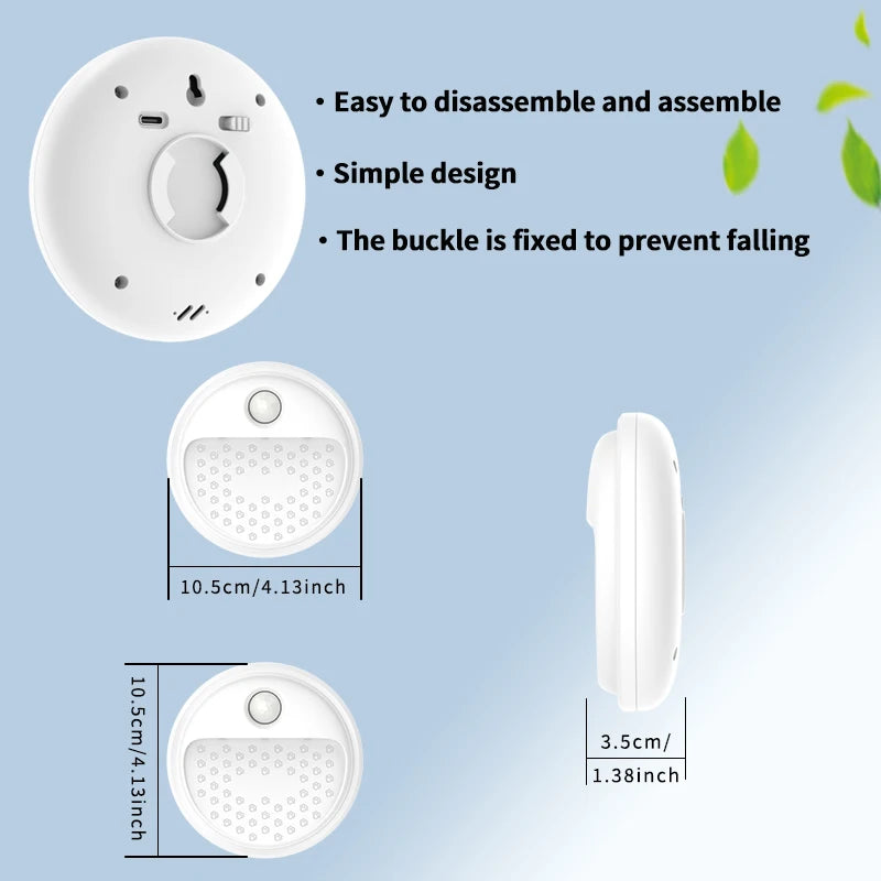 4000mAh Cat Litter Deodorizer Odor Eliminator Dust-Fall Air Purifer for Cat Litter Box Bathroom Wardrobe Kitchen and Small Area