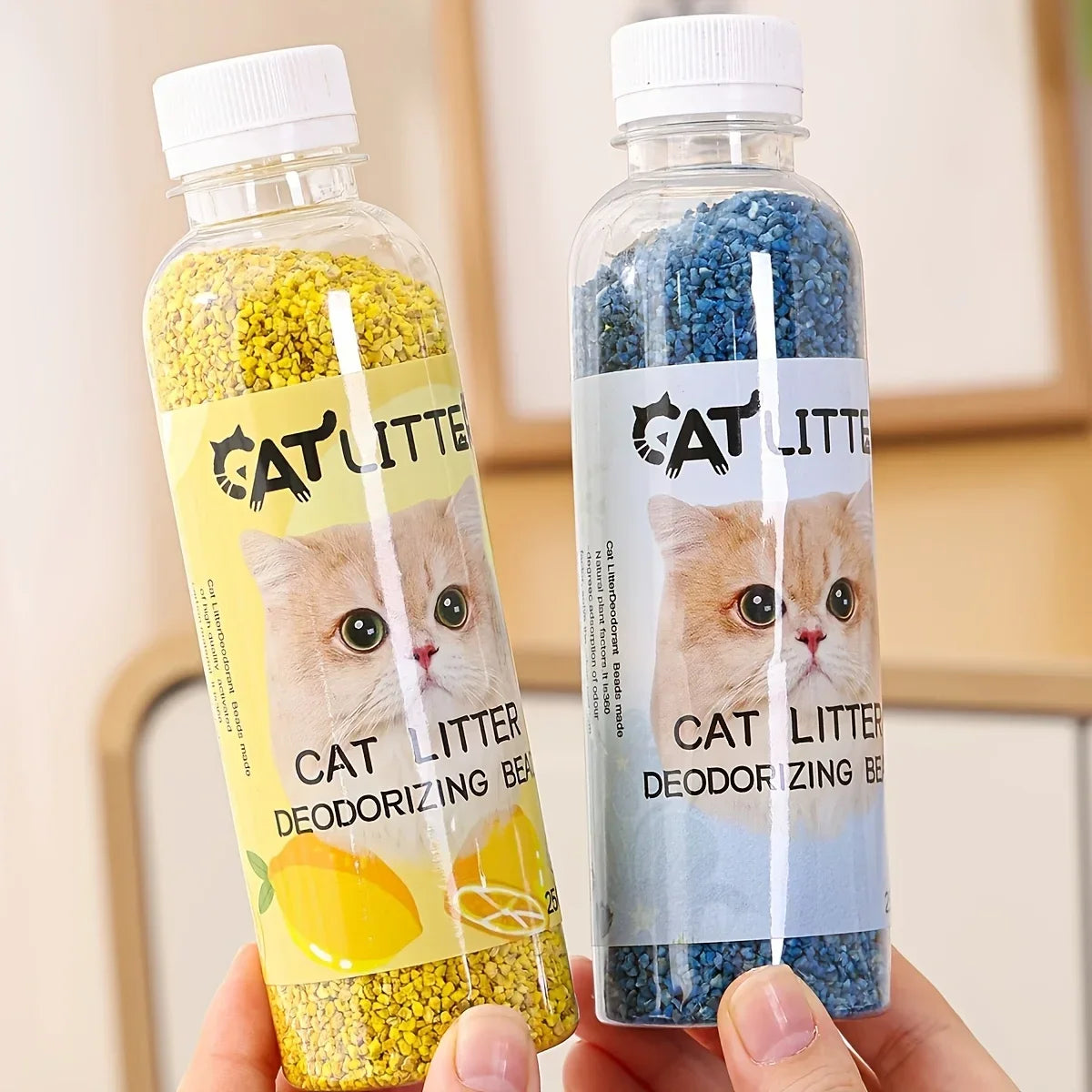A Bottle of Cat Litter Deodorizing Beads Air Purifier- Make Your Home Smell Comfortable and Remove Odors-Pet urine deodorant