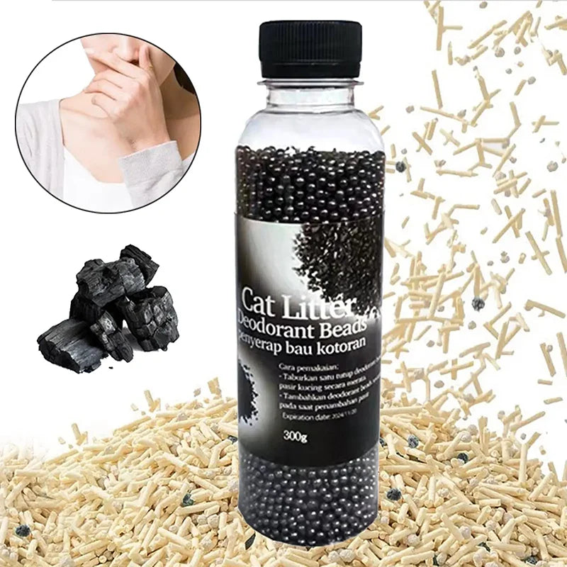 Cat Litter Deodorizer Air Purifier Cat Litter Box Odor Eliminate Urine Deodorizer for Most Types of Litter Kitty Home Room Pets