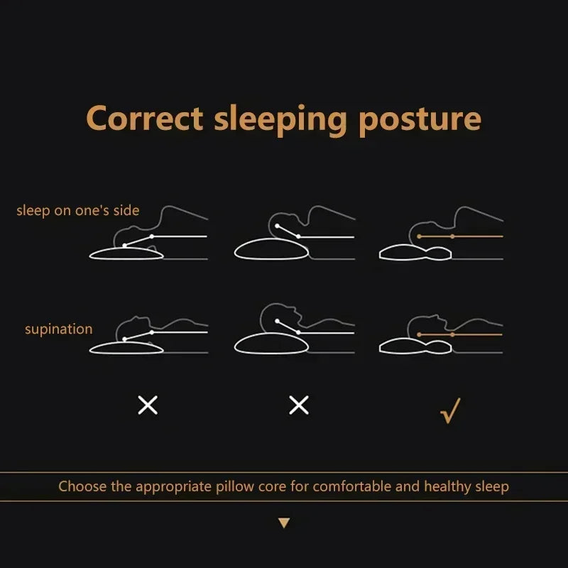 Special support for cervical vertebra to help sleep home student sleeping pillow core does not collapse and deformation