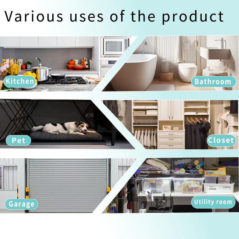 4000mAh Cat Litter Deodorizer Odor Eliminator Dust-Fall Air Purifer for Cat Litter Box Bathroom Wardrobe Kitchen and Small Area