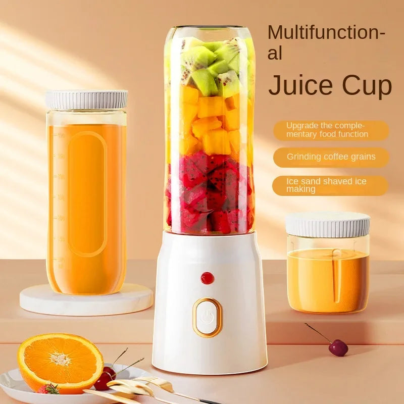 Portable Kitchen Blender Wireless Electric Fruit Juicer Machine For Orange Ice Crushing 10 Blades Auxiliary Food Machine Mixer