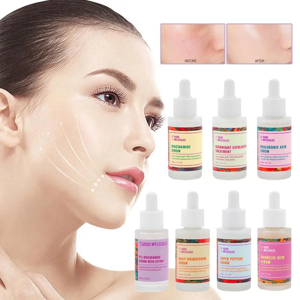 30ml Good Molecules Niacinamide Acid Facial Essence Fade Acne Mark Moisturizing Whitening Skin Tone Serum Niacinamide Skin Care