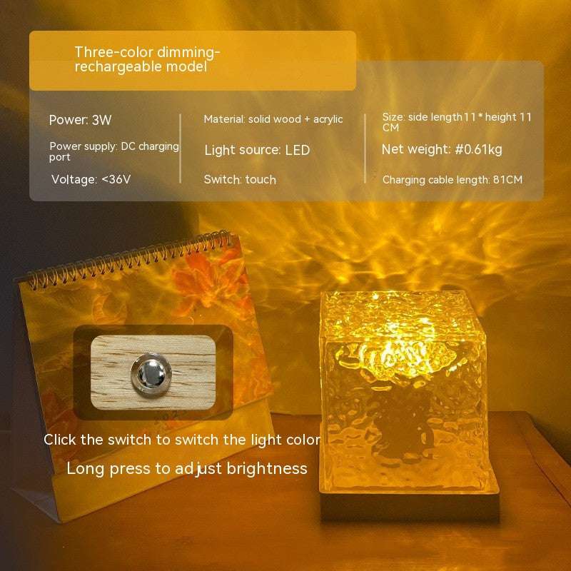 Water Ripple Projector Night Light - The Mercantiles