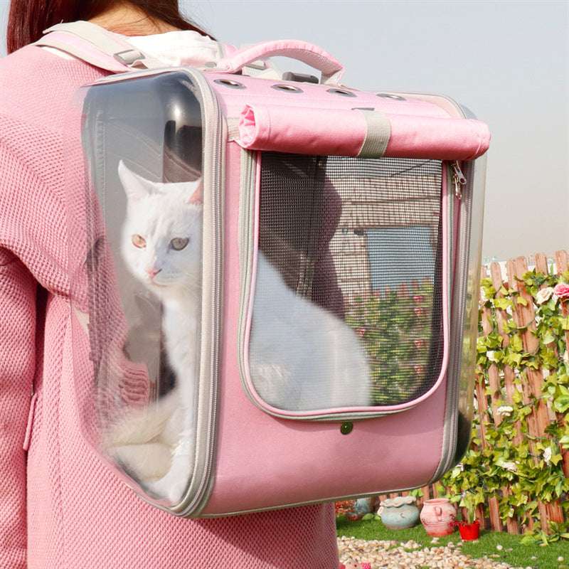 Breathable Cat Travel Backpack - The Mercantiles
