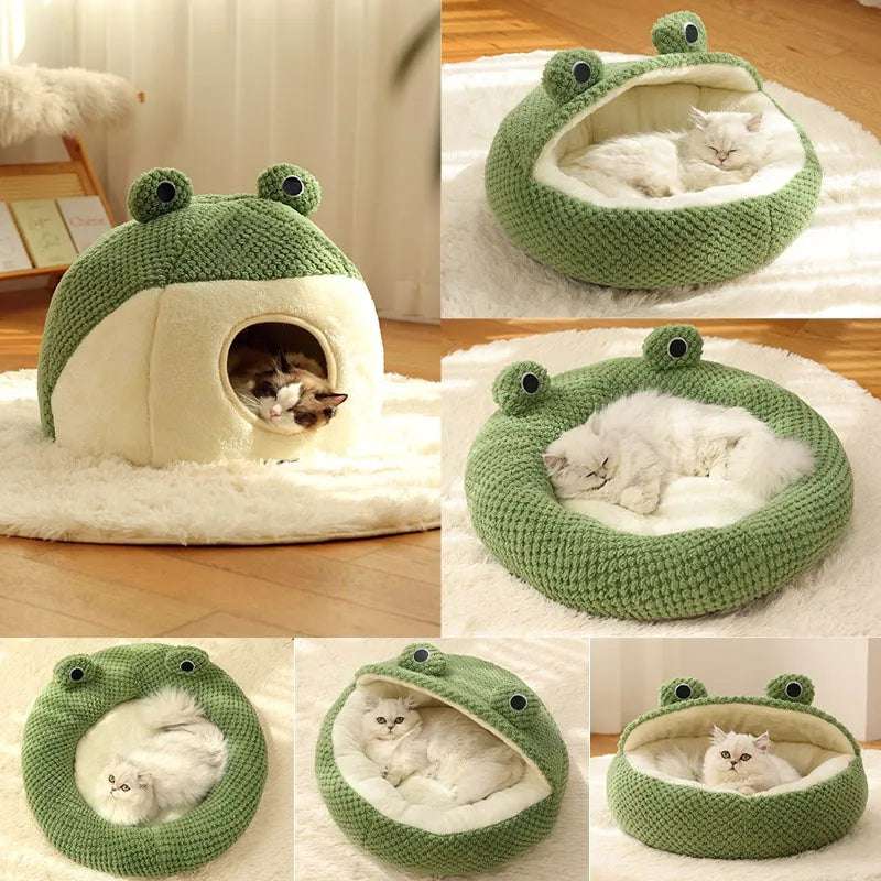 Frog Series Plush Pet House - The Mercantiles