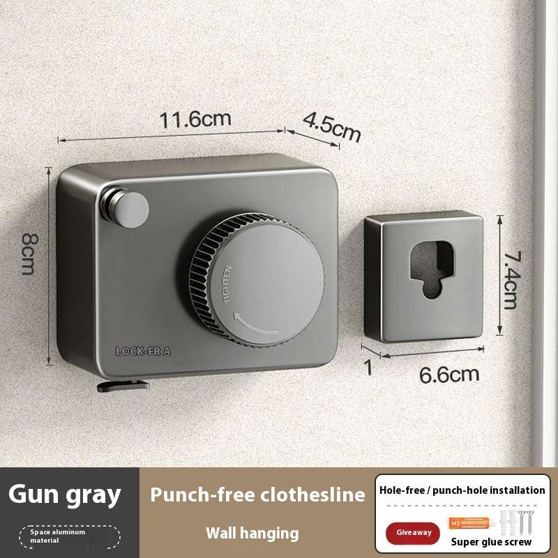 Invisible Retractable Clothesline - The Mercantiles