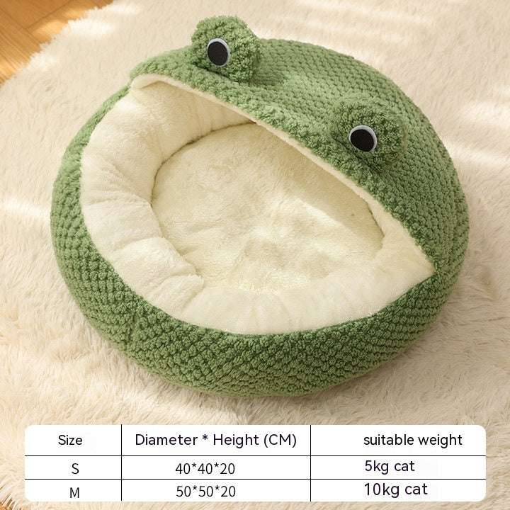 Frog Series Plush Pet House - The Mercantiles