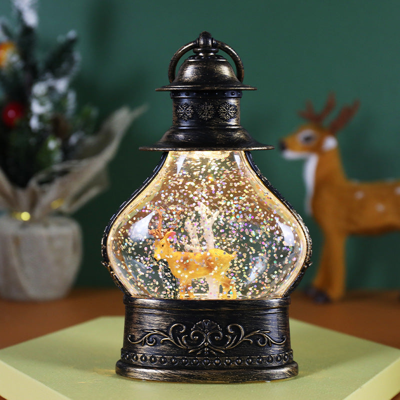 Christmas Snowflake Crystal Lamp