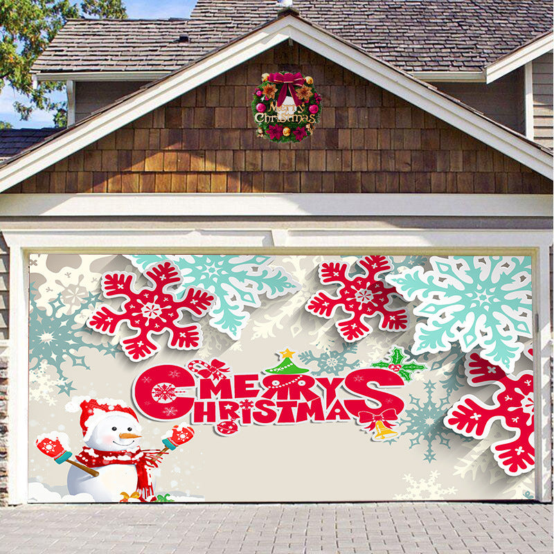 Christmas Garage Door Patch