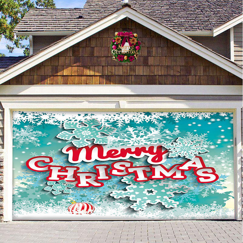 Christmas Garage Door Patch