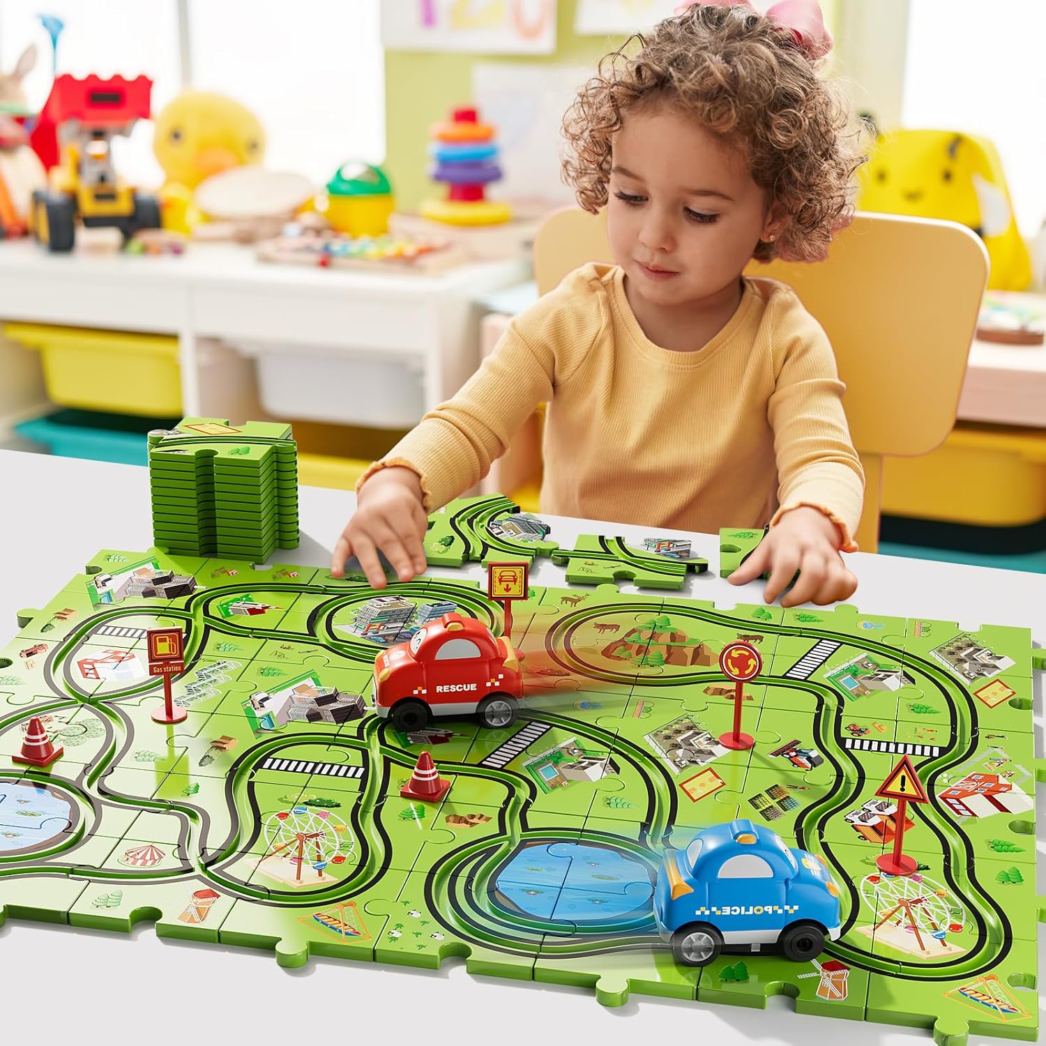 Kids Puzzle Track Set