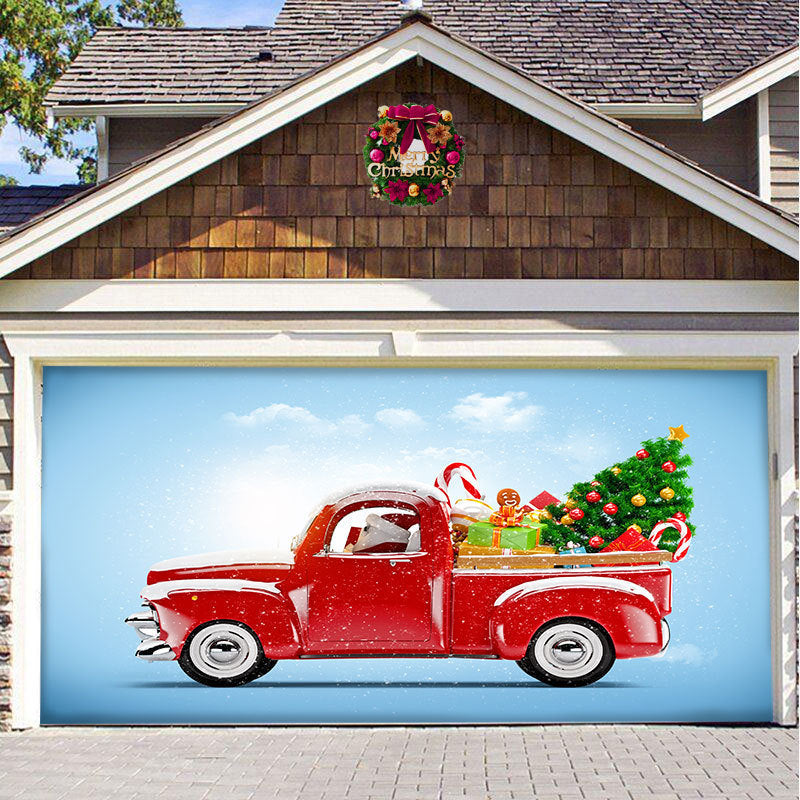 Christmas Garage Door Patch