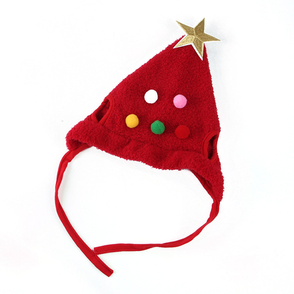 Christmas Tree Shaped Pet Hat