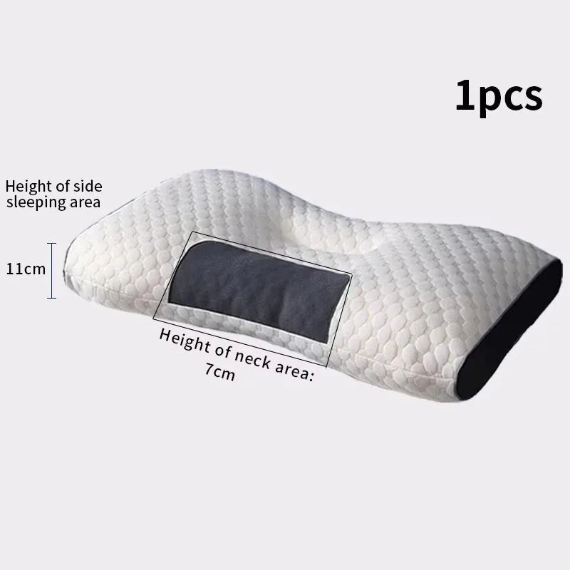 NEW Pillow Help Sleep And Protect The Neck Cervical Orthopedic Household Soybean Fiber Massage SPA Pillow For Sleeping 2025