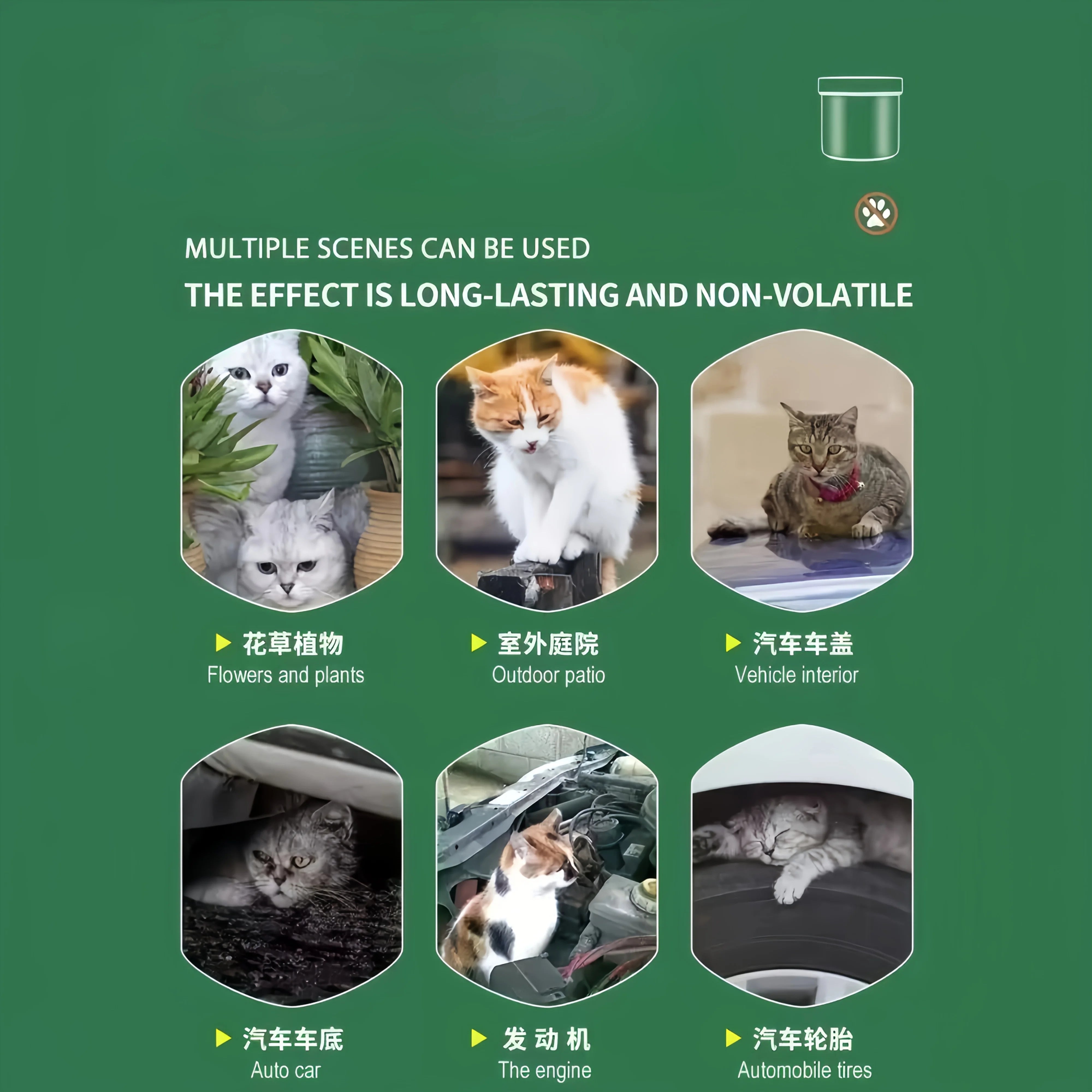 Pet ExPELLING Spray for Cats-Unpleasant Odor Deterrent to Prevent Urination and Defecation,Safe for Carpets,Furniture,Garden,Car