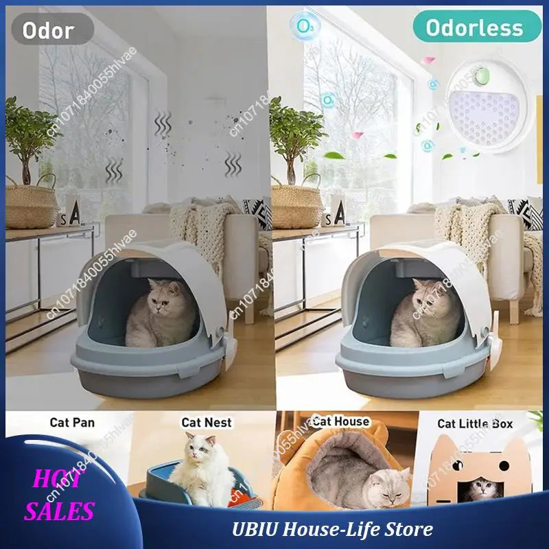 Cat Deodorizer For Litter Box Smart Cat Odor Purifier Room Deodorizer For Cat Litter Box-Best Selling