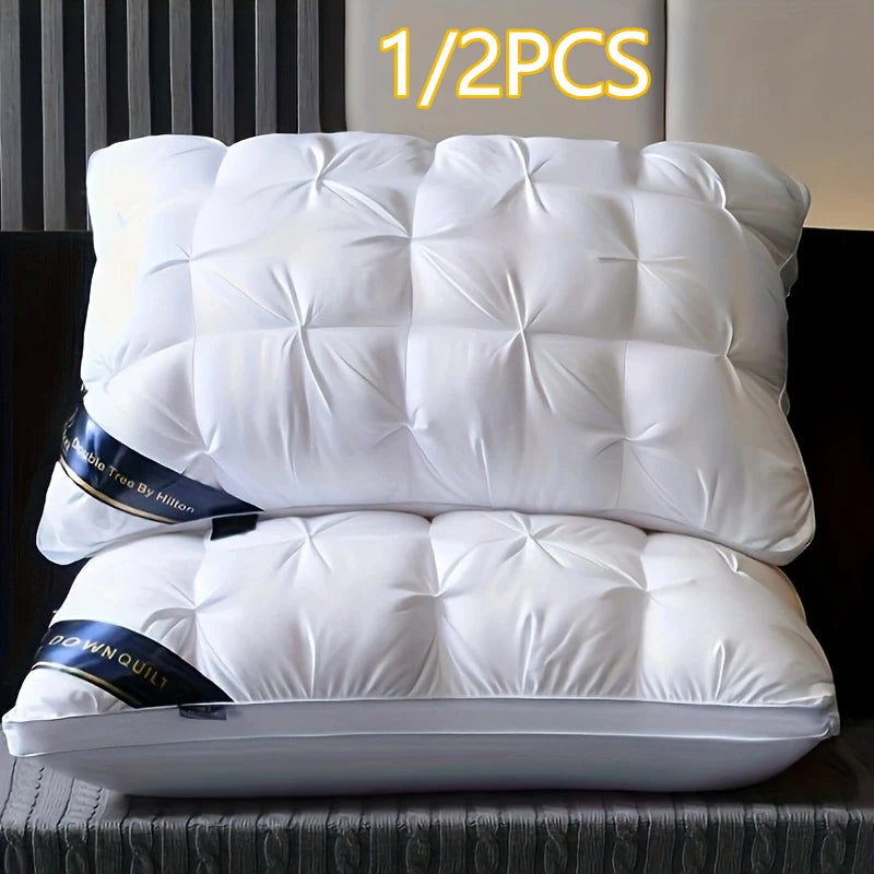 1/2PCS Pillow Luxury Quality 5-star Hotel Home, 600-700 grams, 19x29 inches - Deep Sleep Neck Support, Sleep Pillow