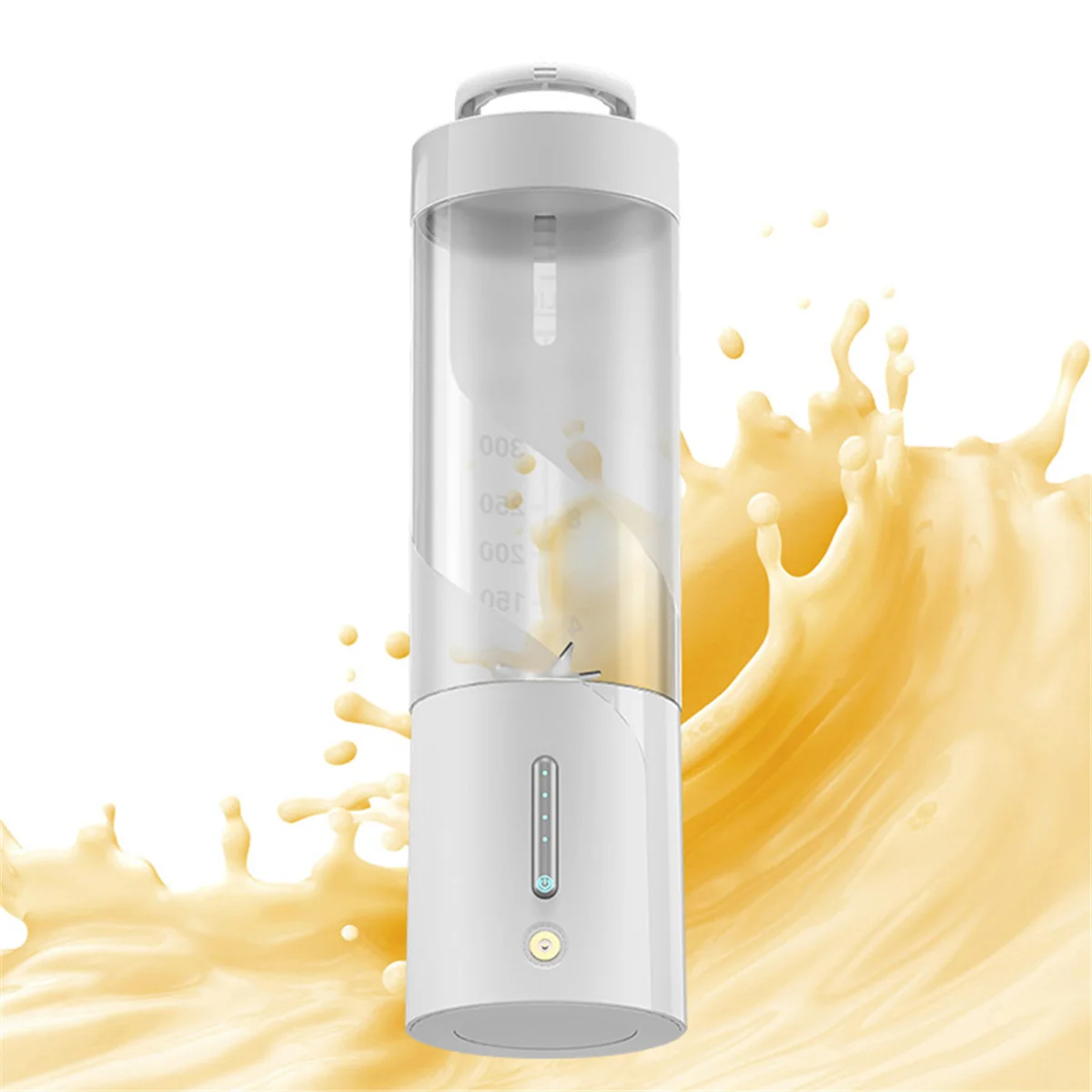 Portable Blender, Personal Size Blender For Shakes And Smoothies With 6 Ultra Sharp Blades, 16 Oz USB Rechargeable Durable White