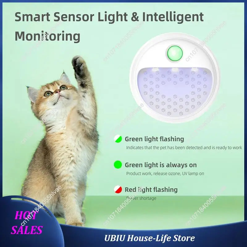 Cat Deodorizer For Litter Box Smart Cat Odor Purifier Room Deodorizer For Cat Litter Box-Best Selling