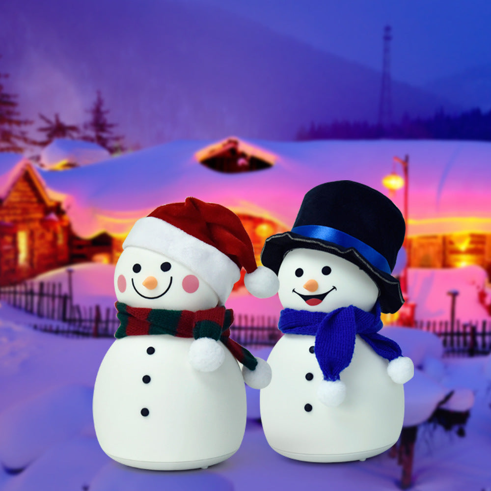 Christmas Snowman Music Night Lamp