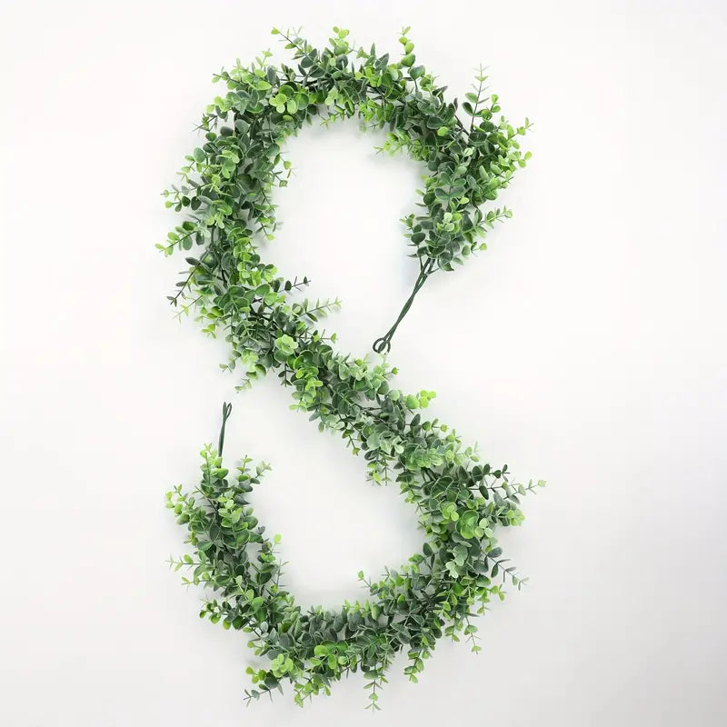 Artificial Eucalyptus Garland - Realistic Fake Greenery for Weddings & Home Decor