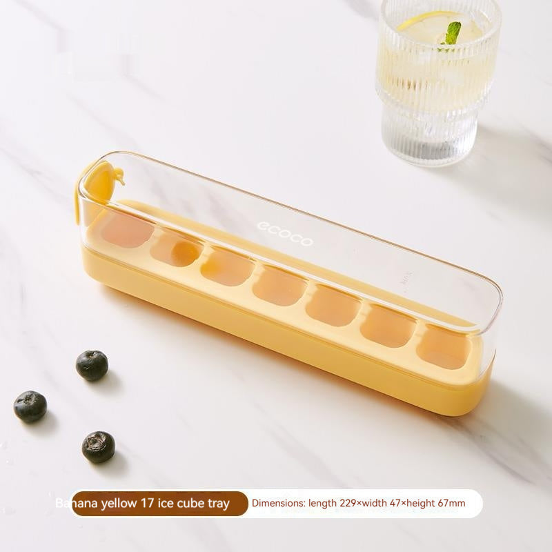 Press-Type Silicone Ice Cube Tray